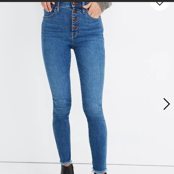 Madewell 10” high rise skinny. Size 23 - Picture 1 of 7